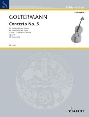 Goltermann, G: Concerto op. 76