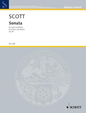 Scott, C: Sonata No. 1 op. 59