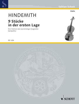 Hindemith, P: Schulwerk für Instrumental-Zusammenspiel op. 44/1