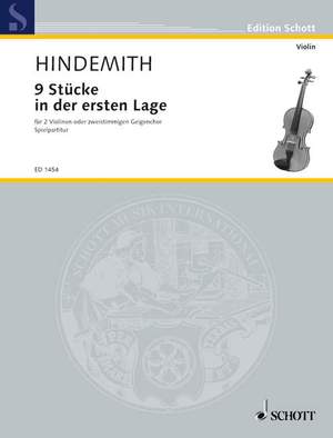Hindemith, P: Schulwerk für Instrumental-Zusammenspiel op. 44/1