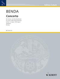 Benda, J: Concerto G Major