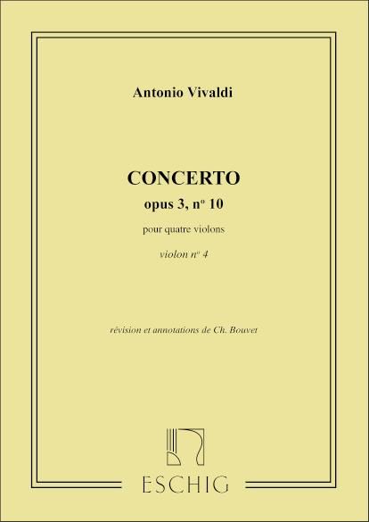 Vivaldi, A: Concerto in Bm op. 3 no.10