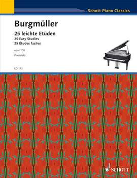 Burgmueller, F: 25 Easy Studies op. 100