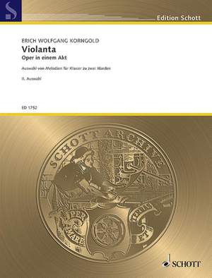 Korngold, E W: Violanta op. 8 Issue 2