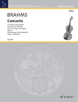 Brahms, J: Concerto D-Dur D major op. 77