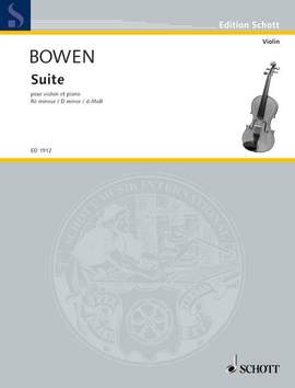 Bowen, Y: Suite in D Minor D minor op. 28