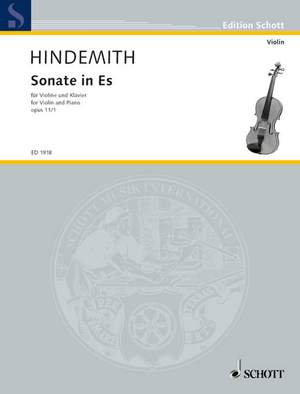 Hindemith: Violin Sonata in Eb Major op. 11/1