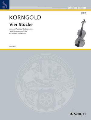 Korngold, E W: Vier Stücke op. 11