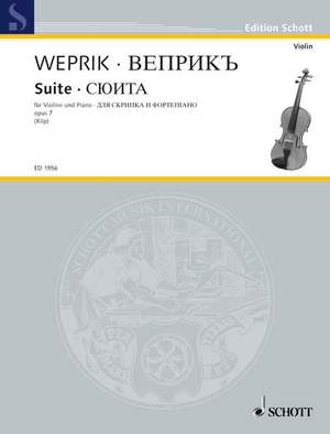 Weprik, A: Suite op. 7