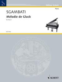 Sgambati, G: Melody of Gluck