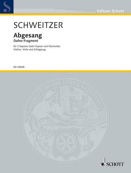Schweitzer, B: Abgesang