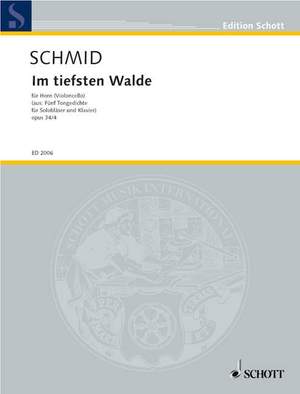 Schmid, H K: Im tiefsten Walde op. 34/4