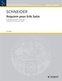 Schneider, E: Requiem pour Erik Satie