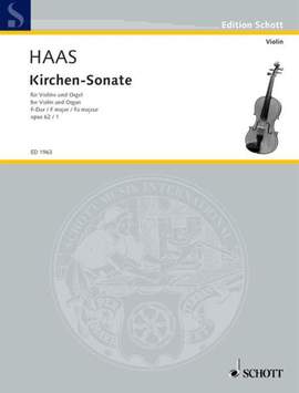 Haas, J: Kirchen-Sonate F-Dur F major op. 62/1