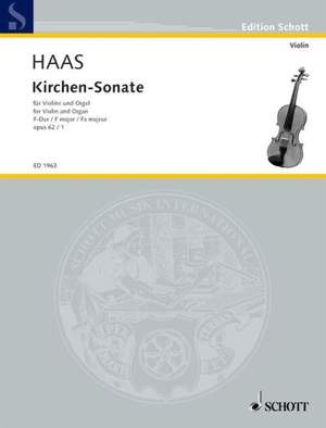 Haas, J: Kirchen-Sonate F Major op. 62/1