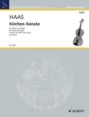 Haas, J: Kirchen-Sonate d-Moll D minor op. 62/2