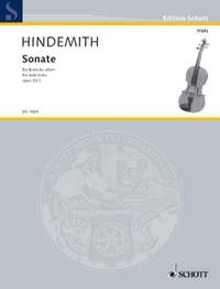 Hindemith, P: Viola Sonata op. 25/1