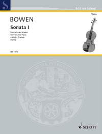 Bowen, Y: Sonata No. 1 C Minor op. 18