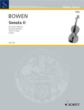 Bowen, Y: Sonata Nr. 2 F-Dur F major