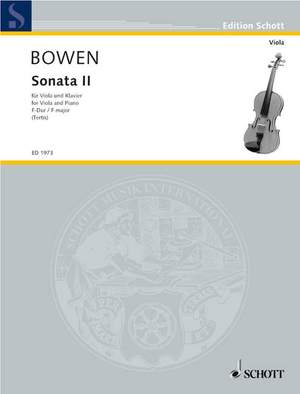 Bowen, Y: Sonata No. 2 F Major