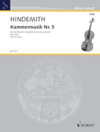 Hindemith, P: Kammermusik No.5 op. 36/4