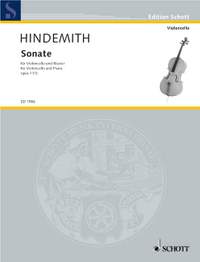 Hindemith, P: Cello Sonata op. 11/3