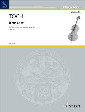 Toch, E: Cello Concerto op. 35