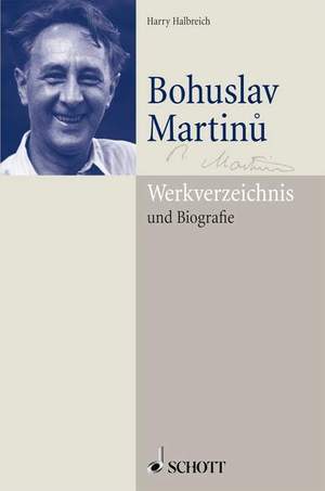 Halbreich, H: Bohuslav Martinu