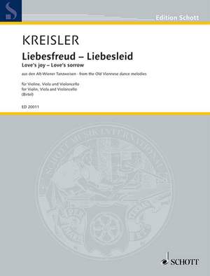 Kreisler: Liebesfreud - Liebesleid