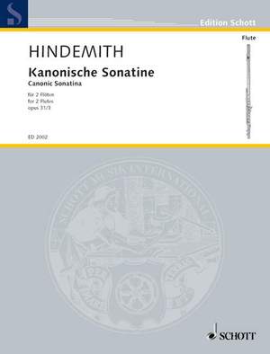 Hindemith, P: Canonic Sonatina op. 31/3