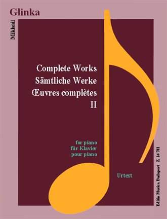 Glinka: Complete Works for Piano Volume II | Presto Music