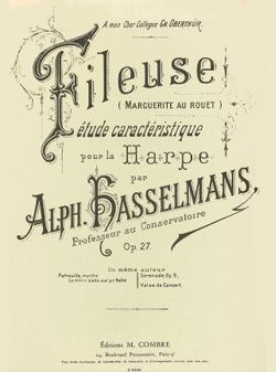 Hasselmans, Alphonse: Fileuse, La Op.27 (harp)