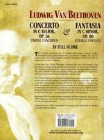Ludwig van Beethoven: Triple Concerto Op.56 and Fantasia In C Minor Op.80 (Choral Fantasy) Product Image