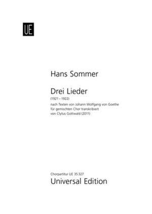 Sommer Hans: Drei Lieder