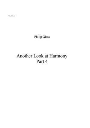 Philip Glass: Another Look at Harmony - Part 4