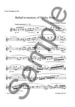 Richard Rodney Bennett: Ballad In Memory of Shirley Horn (Tenor Saxophone) Product Image