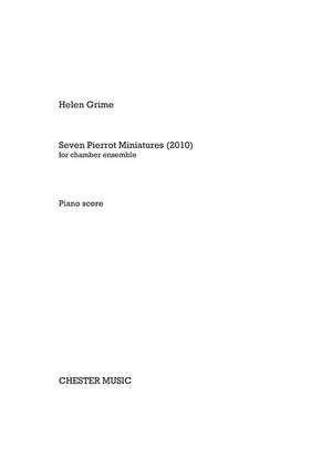 Helen Grime: Seven Pierrot Miniatures (Piano)