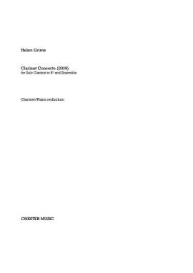 Helen Grime: Clarinet Concerto (Clarinet/Piano)