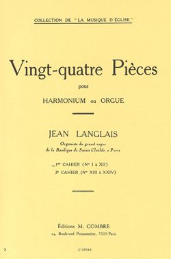 Langlais, Jean: 24 Pieces Volume 1 (organ or harmonium)