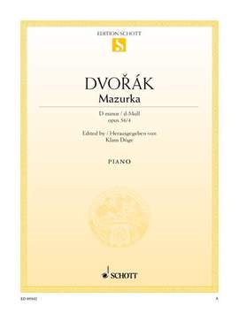 Dvořák, A: Mazurka D minor op. 56/4