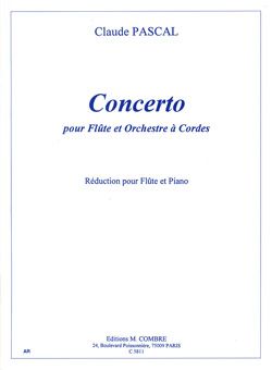 Pascal, Claude: Concerto Flute (flute and piano)