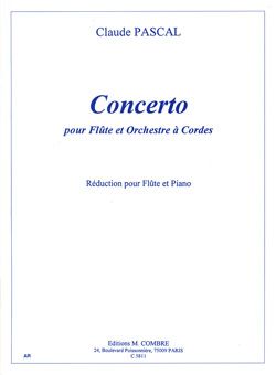Pascal, Claude: Concerto Flute (flute and piano)