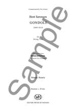 Bent Sørensen: Gondole for String Trio Product Image
