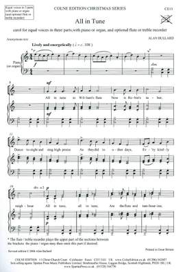 Bullard: All in Tune