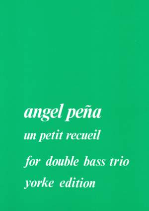 Pena: Un Petit Recueil for 3 basses