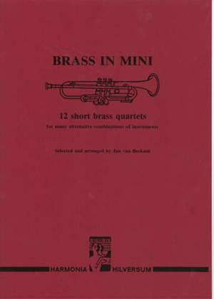 van Beekum: Brass in Mini - 12 Short Brass Quartets