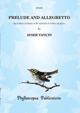 Vançin: Prelude and Allegretto for Four Winds & Piano .