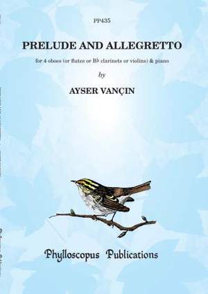 Vançin: Prelude and Allegretto for Four Winds & Piano .