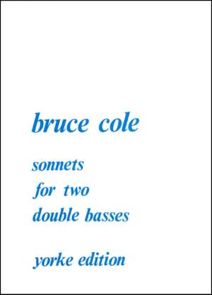 Cole: Sonnets for two double basses (1969)