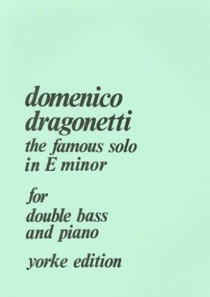 Dragonetti: Solo in E minor